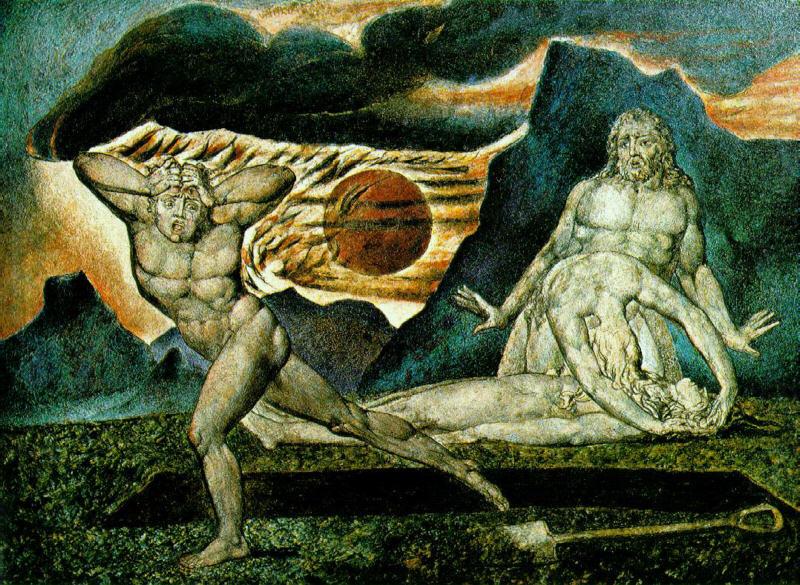 The Body of Abel Found by Adam and Eve, William Blake